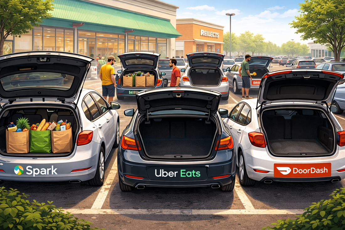 Batch Grocery Delivery Spark Uber DoorDash The Gig Economy Playbook Image