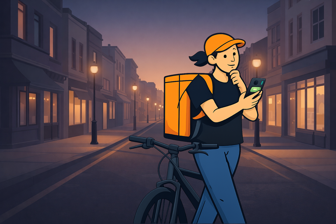 Quiet City Street in the evening The Gig Economy Playbook Gig Economy Rider