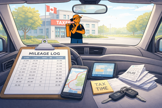 The Gig Economy Playbook Rider thinking about Tax Season, Milage deductions