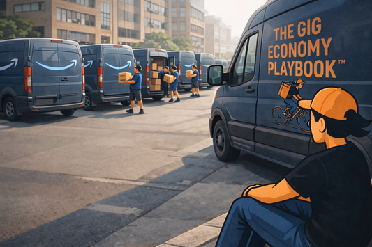 The Gig Economy Playbook Amazon Delivery Van
