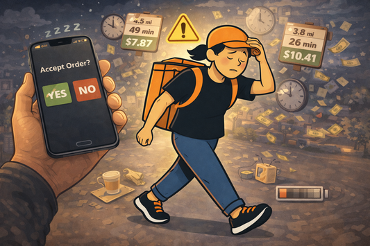 Stressed between Acceptance Ratings The Gig Economy Playbook Rider