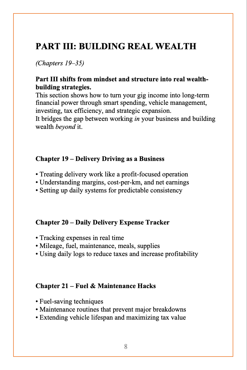 Part 3: Building Real Wealth The Gig Economy Playbook Volume 3