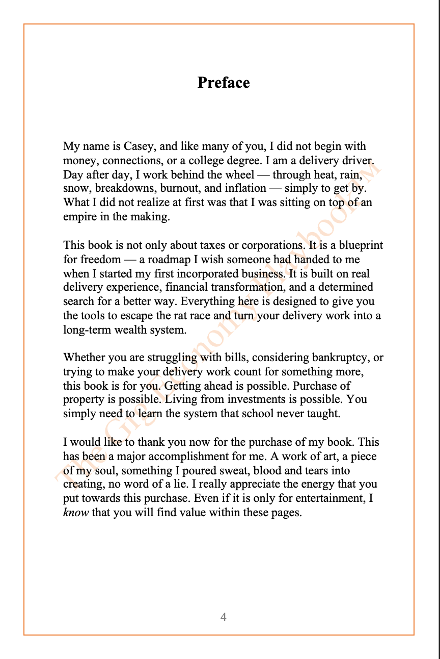 The Gig Economy Playbook™ — Structure Income, Reduce Taxes, Build Wealth